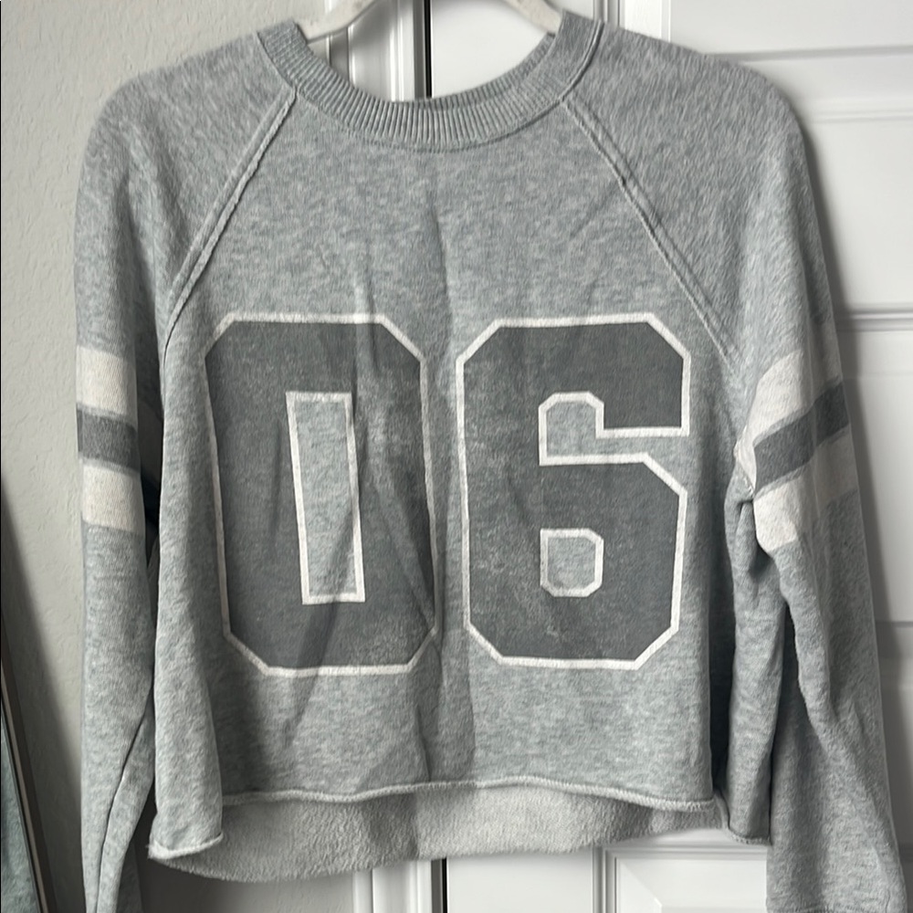 Aerie Gray Long Sleeve Tee